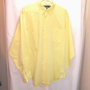 Ralph Lauren Long Sleeve Button Up Shirt Cotton Size 16.5,‎ 34/35